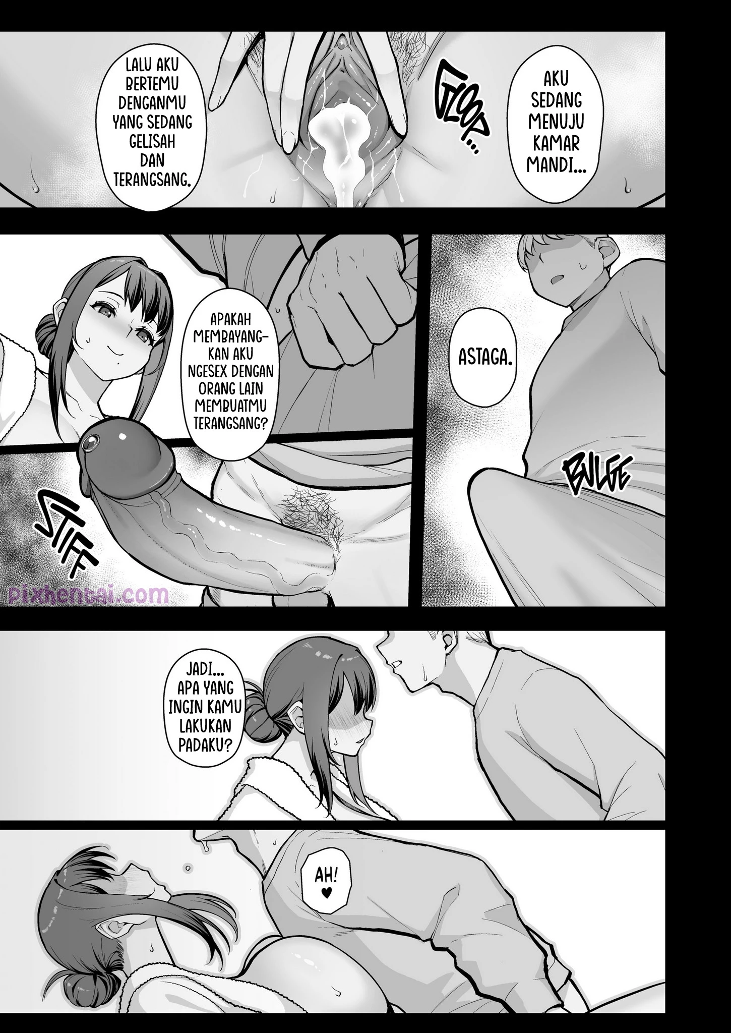 Komik hentai xxx manga sex bokep Kazoku ga Neshizumaru Yoru ni Hitozuma o Daita Hon 30